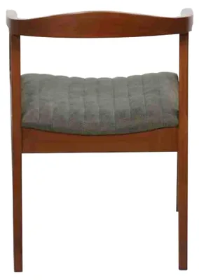 Produktbild von Stuhl Braun Design Wohnzimmer Esszimmer Holz 2x Stühle Polster mit Armlehne