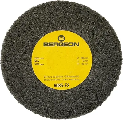 Produktbild von Bergeon 6085-E2 Feines Seidenglanz Metall Schleifrad