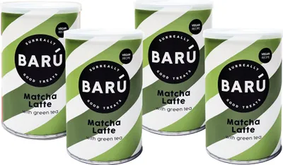Produktbild von Barú Matcha Latte – 4 x 250 g – 48 Tassen