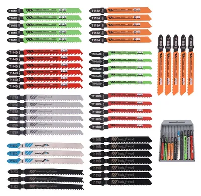 Productafbeelding van 50-delige Decoupeerzaagbladen Set met Organizer