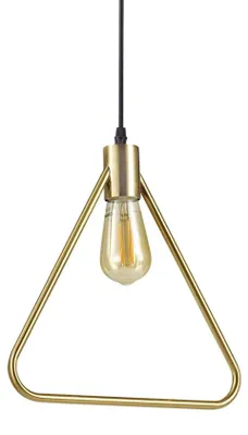 Zdjęcie produktu dla Ideal Lux lampa wisząca Abc trójkąt mosiądz 207834