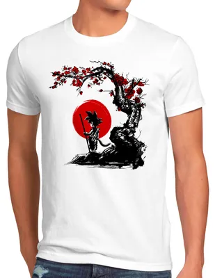 Produktbild von style3 Dragon Sunset Herren T-Shirt super dragon saiyan z gt