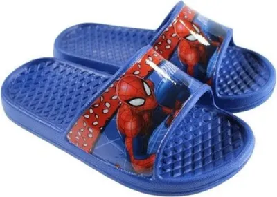 Produktbild von Spider-Man Kinder Jungen Sandalen Latschen Gr. 26 bis 33 – Blau / 33