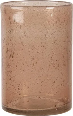 Produktbild von Clayre & Eef Teelichthalter Ø 10x15 cm Rosa Glas