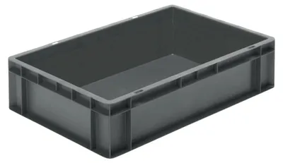 Produktbild von Graue Transportstapelkisten L600xB400xH145mm