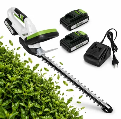 Produktbild von Akku Heckenschere 20V/2.0Ah mit 2 Akkus und Schnellladegerät Schnittlänge 52 cm