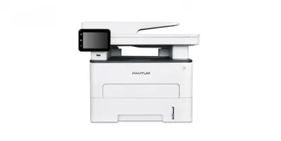 A white Pantum M7310DW multifunction laser printer is shown against a white background.