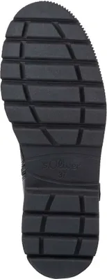 Produktbild von s.Oliver Damen Stiefelette Zierelement Metall Label Markenschriftzug 5-25262-43, Größe:40 EU, Farbe:Schwarz