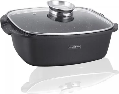 Image de Royalty Line RL-ACR34: 34cm Marble Coating Roasting Casserole