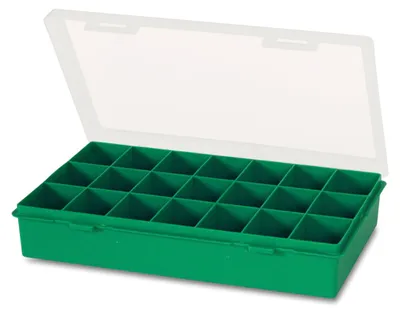 Productafbeelding van - Sorteerkasten - 290 x 195 x 54 mm - 21 vakken - 3 liter