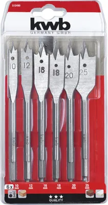 Image de kwb 512490 Kit de fraisage 6 pièces (512490)
