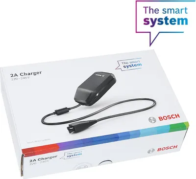 Obrázek produktu pro Nabíječka elektrokol BOSCH 2A compact charger 220-240V (EU) BPC3200 (EB1290000J) - Chytrý systém