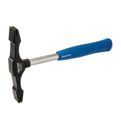 Produktbild von Mörtelhammer mit zwei Pinnen und Stahlrohrstiel 709 g