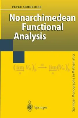 Produktbild von Nonarchimedean Functional Analysis