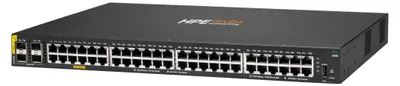 Produktbild von HPE Aruba Networking Aruba 6100 48G Class4 PoE 4SFP+ 370W, Managed, L3, Gigabit Ethernet (10/100/1000), Power over Ethernet (PoE), Rack-Einbau, 1U