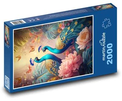 Obrázek produktu pro martinpuzzle - Puzzle 2000 - Páv fantasy
