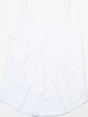 Produktbild von Mantis M92 | WomenŽs Loose Fit Vest T-Shirt - Farbe: White - Größe: XL