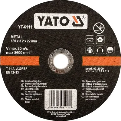 Obrázek produktu pro Yato YT-6110, 12,5 cm, 5 kusů