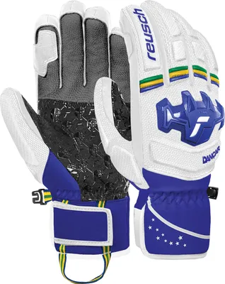 Produktbild von Reusch Fingerhandschuhe Worldcup Warrior SC mit winddichter, atmungsaktiver Funktion 9049 Lucas Braathen 8.5