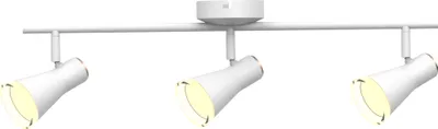 Zdjęcie produktu dla Lampa ścienno-sufitowa ruchoma LED 3 Biała 3000K BERG 318138 Polux