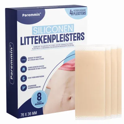 Produktbild von Paremmin Silikon Narbenpflaster für Narben und Dehnungsstreifen