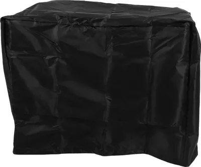 Imagen del producto de Funda para generador con ventilación, fabricada en Oxford de 420D con revestimiento plateado, impermeable y resistente a los rayos UV. Protector portátil para generadores de uso exterior, de dimensiones 81x61x61 cm (32x24x24 pulgadas)