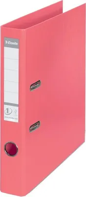 Image de Classeur à levier A4 Esselte No.1 Power Solea, tout plastique, dos 5 cm, rouge