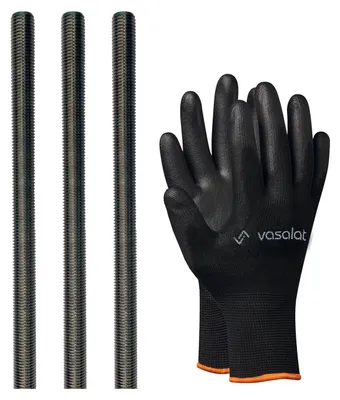 Obrázok produktu pre Závitový tyč M12, dĺžka 1000 mm, nerezová oceľ, trieda A2-70, 3 kusy