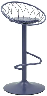 Image de Tabouret de bar Clox 49 x 92 x 45 cm Métal Turquoise