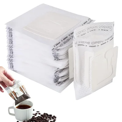 Produktbild von 100 tragbare Kaffeefilter für den Heimgebrauch und für Reisen