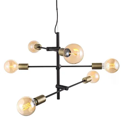 Produktbild von Nordlux Pendelleuchte Josefine Schwarz, Messing