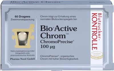 Immagine prodotto di Pharma Nord BioActive Chromium 100 Microgrammi Dragees, 60 compresse