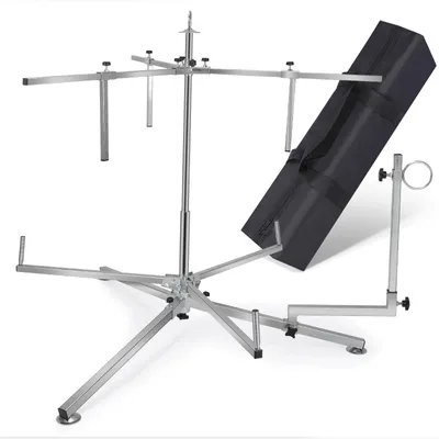 Produktbild von 600m Max.200 kg Rohrhaspel Abroller für Fußbodenheizung Verstellbarer Höhe 75–100 cm Kabel Aufwickler Abrollgerät  PERT AL/PEX mit Tasche(Ohne Rohr)