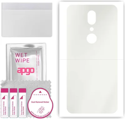 Produktbild von apgo Rückseite Schutzfolie, Matt, kompatibel mit Sharp Aquos V, Hinten Hydrogel-Displayschutzfolie mit Positionierhilfe, kratzfest, einfache Montage