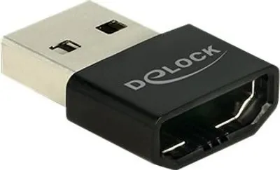 Produktbild von Delock Lade-/ Dátový adaptér - USB (M) bis HDMI (W)