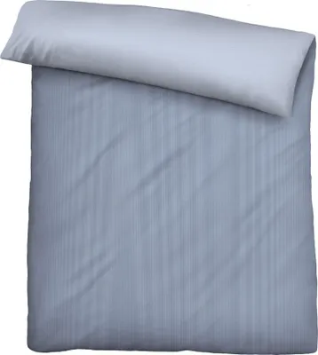 Zdjęcie produktu dla biberna Pościel z satyny mako 0615211 DELIKATNE PASKI kolor: niebieski, rozmiar: 1x 155x200 cm + 1x 80x80 cm