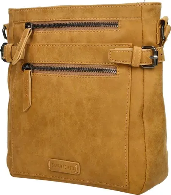 Produktbild von Große Damen Tasche Schultertasche Umhängetasche Crossover Bag Leder Optik Handtasche Gelb