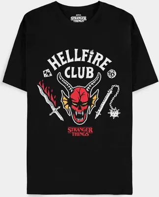 Obrázek produktu pro Stranger Things - Hellfire Club - Men's Short Sleeved T-shirt ...