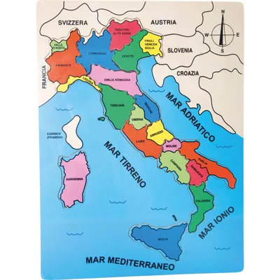 Produktbild von Länderpuzzle Italien