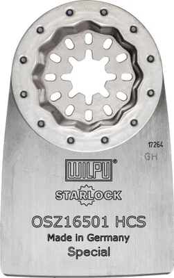 Produktbild von Wilpu 1 Schaber 60x52x0,4mm mit STARLOCK-Aufnahme