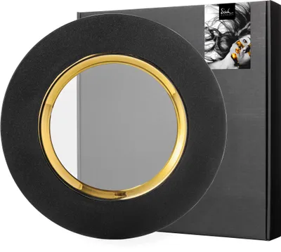 Image de Lot promotionnel comprenant 2 assiettes 516/32 cm dans un coffret cadeau COSMO GOLD 70551632, avec cadeau et don