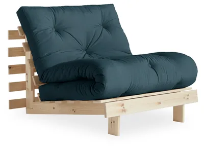 Produktbild von Drawer Roots, Umbaubarer Stuhl, Stoff, Blau, Holz, Holz, Baumwolle