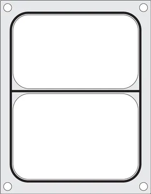 Immagine prodotto di HENDI Matrize für Versiegelungsmaschine, ein zweiteiliger Behälter (227x178 mm)