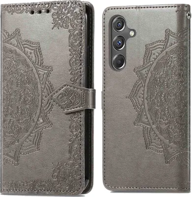 Produktbild von imoshion Mandala Klapphülle Samsung Galaxy A15 (5G/4G) - Grau