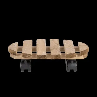 Obrázok produktu pre ESSCHERT DESIGN Mobilná podložka pod kvetináč 28 cm, hnedá