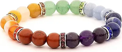 Produktbild von Armband 7 Chakren - elastisch -- ±0.9cm online bestellen