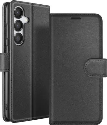 Immagine prodotto di Zanaé, custodia per Galaxy S25 / S24 con portacarte con chiusura magnetica, nero
