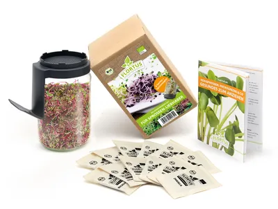 Produktbild von Keimsprossen Anzuchtset - Für Sprossenliebhaber (6 Sorten) |  Keimsprossen Sets von FLORTUS