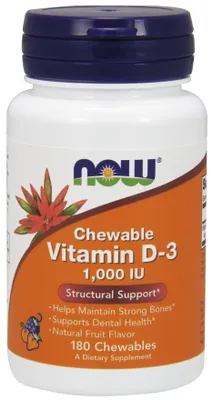 Produktbild von NOW Foods - Vitamin D3, 1000 IU, 180 Gele