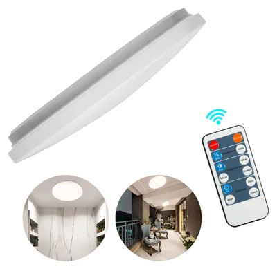 Produktbild von Faziango 18W LED Deckenleuchte mit Bewegungsmelder     Neutralweiß Bewegungsmelder Fernbedienung Beleuchtung Strahler Badleuchte